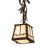 Meyda Tiffany - 203820 - One Light Mini Pendant - Pine Branch - Oil Rubbed Bronze