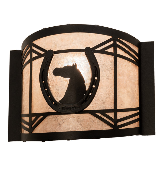 Meyda Tiffany - 203963 - One Light Wall Sconce - Horseshoe