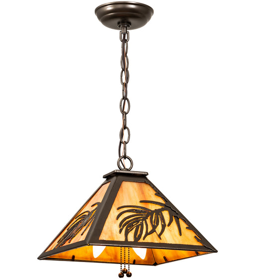 Meyda Tiffany - 204754 - Three Light Pendant - Pine Needle - Oil Rubbed Bronze
