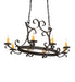 Meyda Tiffany - 204941 - Ten Light Chandelier - Handforged - Wrought Iron