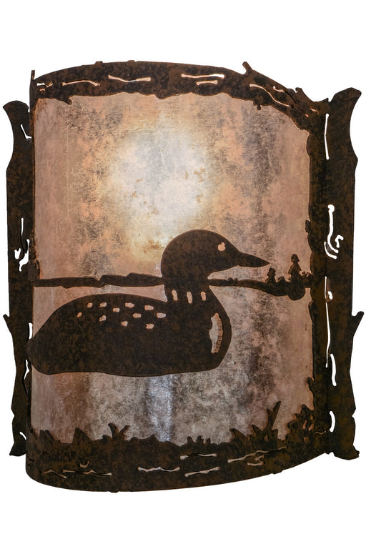 Meyda Tiffany - 205680 - One Light Wall Sconce - Loon - Antique Copper,Burnished