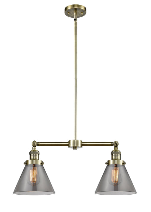 Innovations - 209-AB-G43-LED - LED Island Pendant - Franklin Restoration - Antique Brass