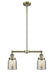Innovations - 209-AB-G58-LED - LED Island Pendant - Franklin Restoration - Antique Brass
