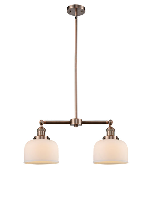 Innovations - 209-AC-G71-LED - LED Island Pendant - Franklin Restoration - Antique Copper