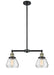 Innovations - 209-BAB-G172 - Two Light Island Pendant - Franklin Restoration - Black Antique Brass