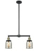 Innovations - 209-BAB-G58 - Two Light Island Pendant - Franklin Restoration - Black Antique Brass