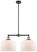 Innovations - 209-BAB-G71-L - Two Light Island Pendant - Franklin Restoration - Black Antique Brass