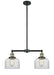 Innovations - 209-BAB-G72 - Two Light Island Pendant - Franklin Restoration - Black Antique Brass