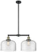 Innovations - 209-BAB-G72-L - Two Light Island Pendant - Franklin Restoration - Black Antique Brass