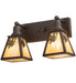 Meyda Tiffany - 210481 - Two Light Vanity - Winter Pine - Oil Rubbed Bronze