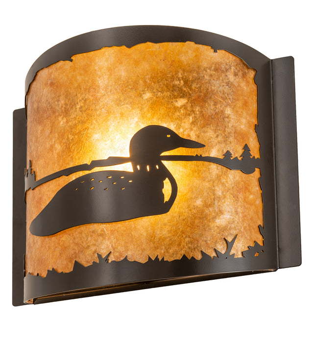 Meyda Tiffany - 211045 - One Light Wall Sconce - Loon - Timeless Bronze