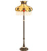 Meyda Tiffany - 211273 - Three Light Floor Lamp - Elizabeth - Antique Brass