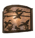 Meyda Tiffany - 211787 - One Light Wall Sconce - Ducks In Flight - Antique Copper