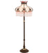 Meyda Tiffany - 212568 - Three Light Floor Lamp - Elizabeth - Mahogany Bronze