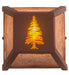 Meyda Tiffany - 213699 - One Light Wall Sconce - Tall Pine - Rust