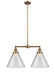 Innovations - 209-BB-G42-L - Two Light Island Pendant - Franklin Restoration - Brushed Brass