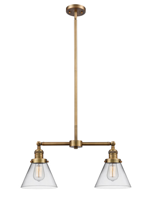 Innovations - 209-BB-G42-LED - LED Island Pendant - Franklin Restoration - Brushed Brass