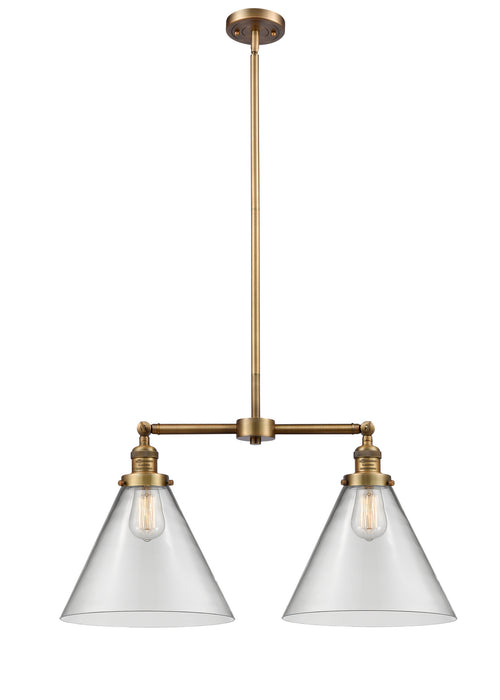 Innovations - 209-BB-G42-L-LED - LED Island Pendant - Franklin Restoration - Brushed Brass