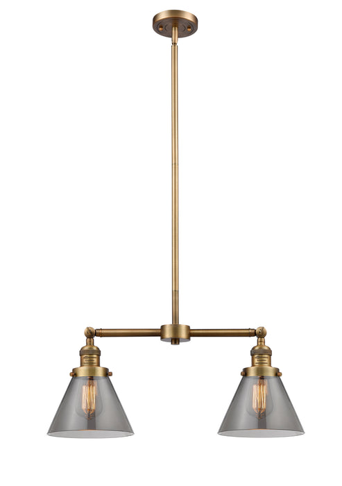 Innovations - 209-BB-G43-LED - LED Island Pendant - Franklin Restoration - Brushed Brass