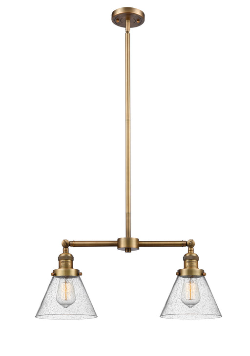 Innovations - 209-BB-G44-LED - LED Island Pendant - Franklin Restoration - Brushed Brass
