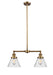 Innovations - 209-BB-G44-LED - LED Island Pendant - Franklin Restoration - Brushed Brass