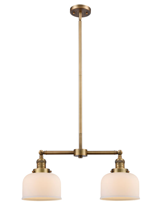 Innovations - 209-BB-G71-LED - LED Island Pendant - Franklin Restoration - Brushed Brass