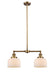 Innovations - 209-BB-G71-LED - LED Island Pendant - Franklin Restoration - Brushed Brass