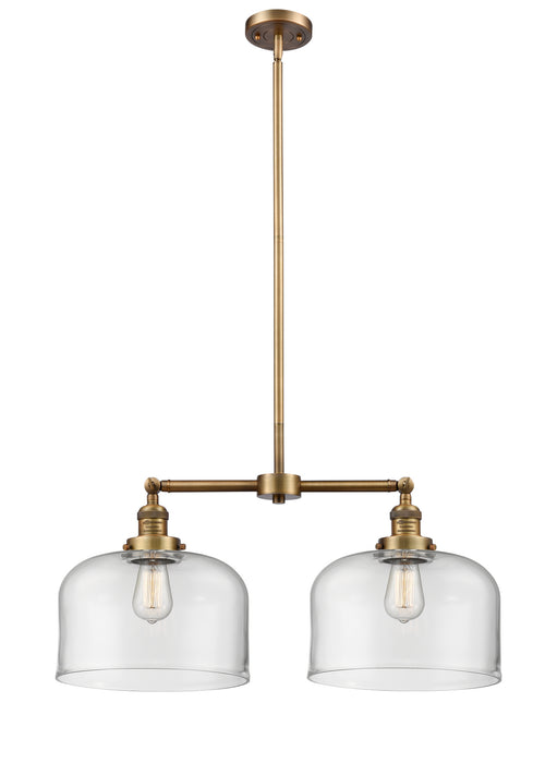 Innovations - 209-BB-G72-L-LED - LED Island Pendant - Franklin Restoration - Brushed Brass