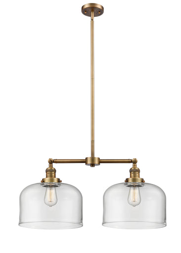Franklin Restoration LED Island Pendant Brushed Brass
