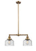 Innovations - 209-BB-G74-LED - LED Island Pendant - Franklin Restoration - Brushed Brass