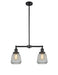 Innovations - 209-BK-G142 - Two Light Island Pendant - Franklin Restoration - Matte Black