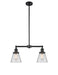 Innovations - 209-BK-G62 - Two Light Island Pendant - Franklin Restoration - Matte Black