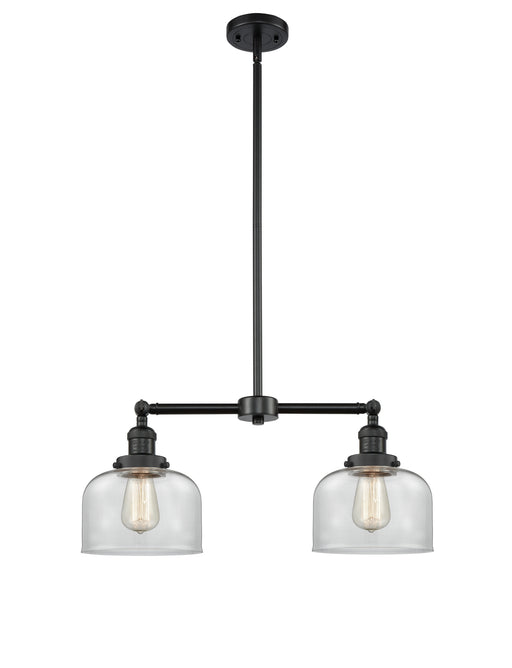 Innovations - 209-BK-G72-LED - LED Island Pendant - Franklin Restoration - Matte Black