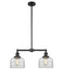 Innovations - 209-BK-G72-LED - LED Island Pendant - Franklin Restoration - Matte Black