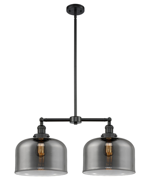 Innovations - 209-BK-G73-L-LED - LED Island Pendant - Franklin Restoration - Matte Black