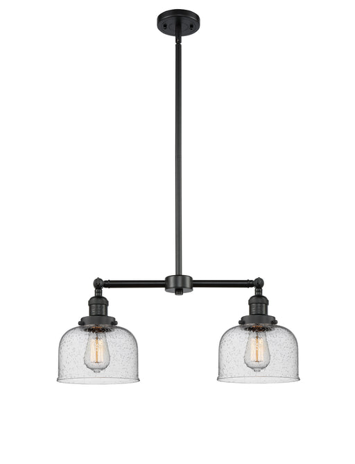 Innovations - 209-BK-G74-LED - LED Island Pendant - Franklin Restoration - Matte Black