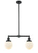 Innovations - 209-OB-G201-6 - Two Light Island Pendant - Franklin Restoration - Oil Rubbed Bronze
