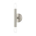 Livex Lighting - 51132-91 - Two Light Wall Sconce - Copenhagen - Brushed Nickel