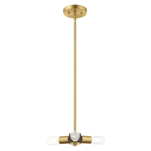 Livex Lighting - 51133-12 - Three Light Mini Chandelier - Copenhagen - Satin Brass