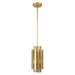 Livex Lighting - 52040-08 - One Light Mini Pendant - Greenwich - Natural Brass