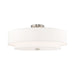 Livex Lighting - 52140-91 - Five Light Ceiling Mount - Meridian - Brushed Nickel