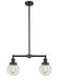 Innovations - 209-OB-G202-6 - Two Light Island Pendant - Franklin Restoration - Oil Rubbed Bronze