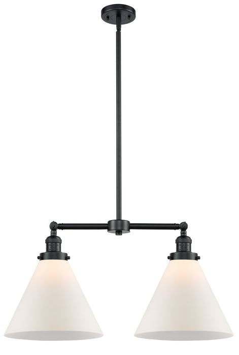 Innovations - 209-OB-G41-L - Two Light Island Pendant - Franklin Restoration - Oil Rubbed Bronze