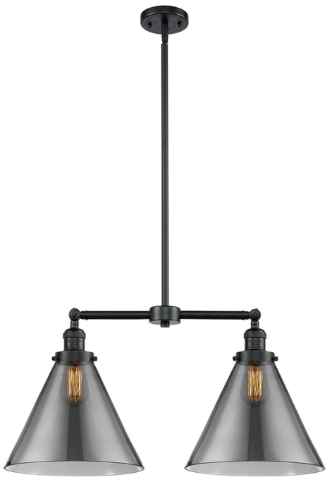 Innovations - 209-OB-G43-L - Two Light Island Pendant - Franklin Restoration - Oil Rubbed Bronze