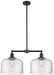 Innovations - 209-OB-G72-L - Two Light Island Pendant - Franklin Restoration - Oil Rubbed Bronze