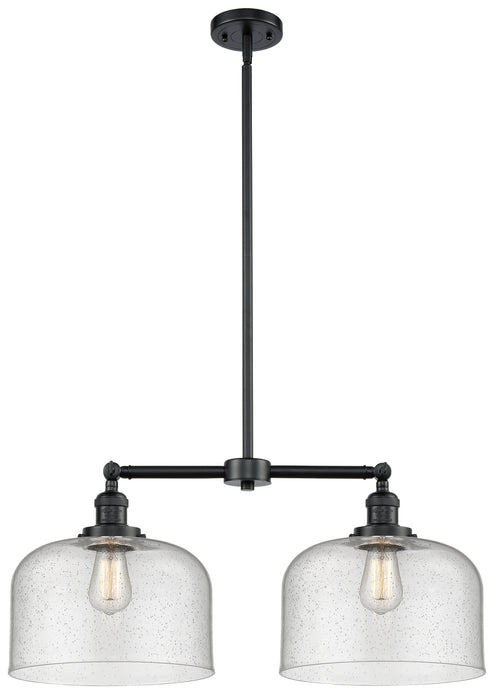 Innovations - 209-OB-G74-L - Two Light Island Pendant - Franklin Restoration - Oil Rubbed Bronze