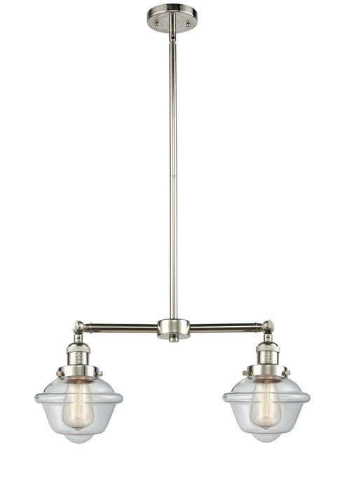 Innovations - 209-PN-G532 - Two Light Island Pendant - Franklin Restoration - Polished Nickel