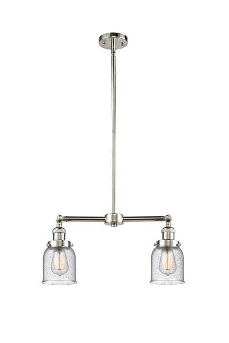 Innovations - 209-PN-G54 - Two Light Island Pendant - Franklin Restoration - Polished Nickel