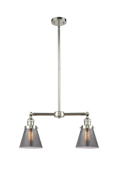 Innovations - 209-PN-G63 - Two Light Island Pendant - Franklin Restoration - Polished Nickel