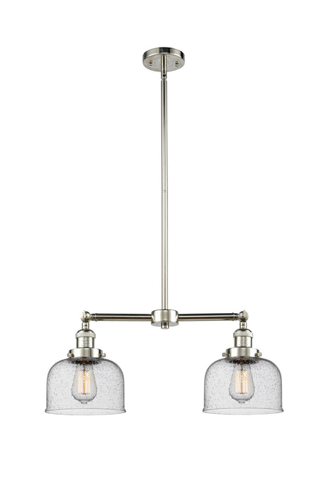 Innovations - 209-PN-G74 - Two Light Island Pendant - Franklin Restoration - Polished Nickel